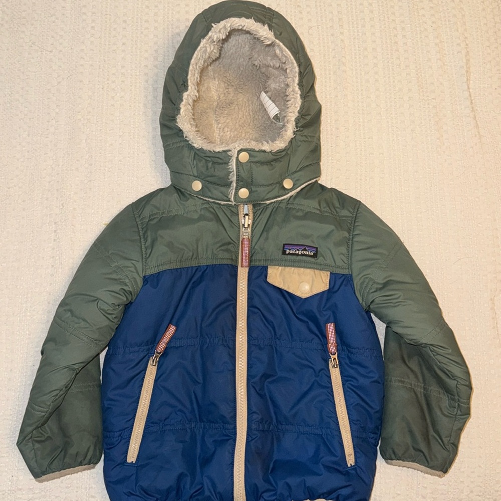 Patagonia toddler reversible Tribbles hoodie